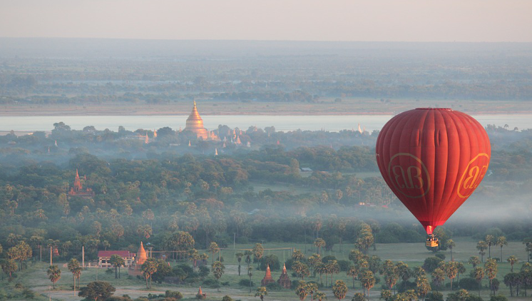 Vuelo en globo sobre Bagan(Myanmar). Una Experiencia única